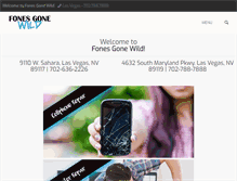 Tablet Screenshot of fonesgonewild.com